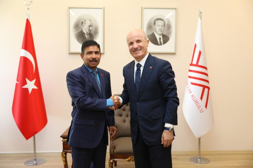 Ambassador Abdul Raheem Meets with the President of the Council of Higher Education of Türkiye